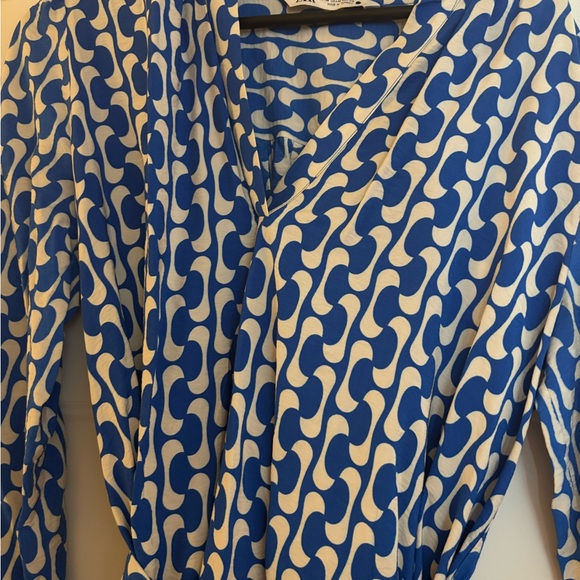 Zara printed mini dress - Picture 2 of 2